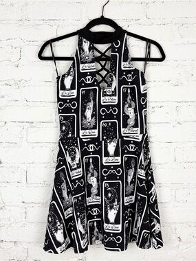 Rat Baby La Fortune Tarot Card Reader Halter Chocker Dress Too Fast Black S